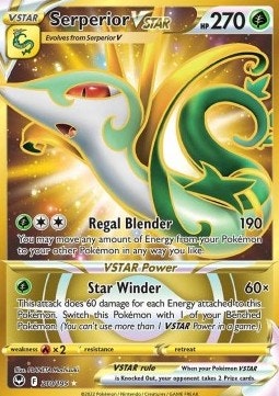Serperior VSTAR - 210/195 - Secret Rare - Silver Tempest