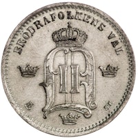 10 öre Oscar II
