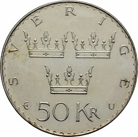 50 Kr Carl XVI Gustaf 1975
