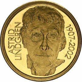 50 Kr Carl XVI Gustaf - Astrid Lindgren 2002