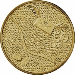 50 Kr Carl XVI Gustaf - Första Frimärket 2005