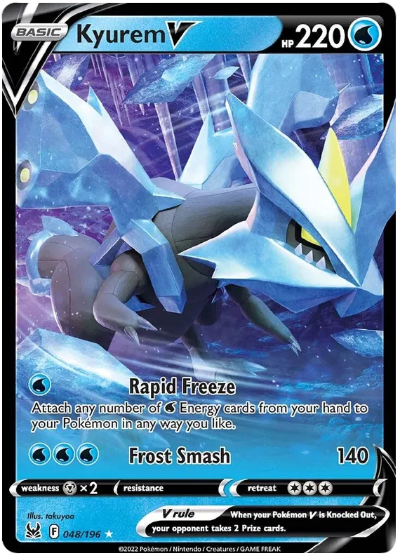 Kyurem V - 048/196 - Ultra Rare - Lost Origin