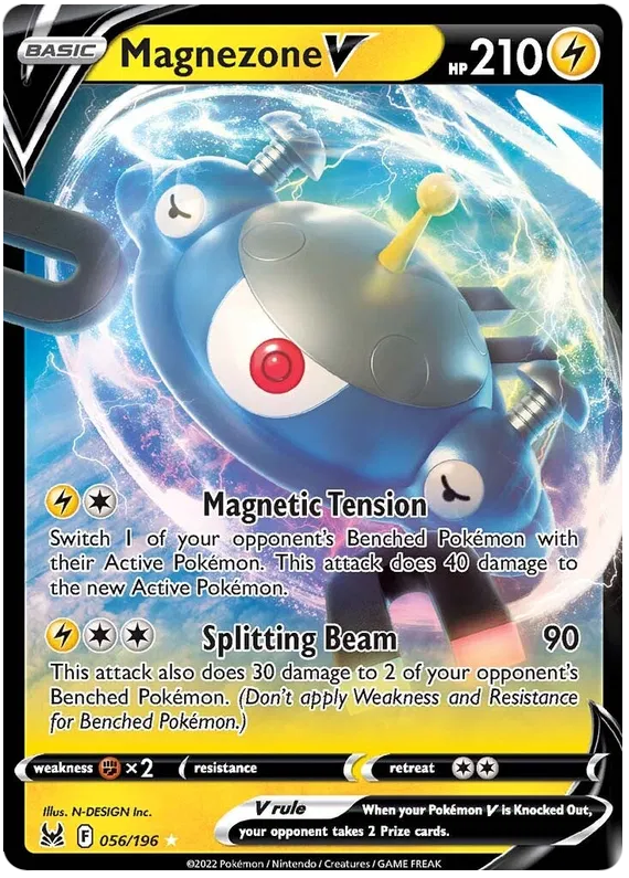 Magnezone V - 056/196 - Ultra Rare - Lost Origin