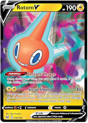 Rotom V - 058/196 - Ultra Rare - Lost Origin