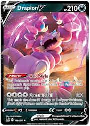 Drapion V - 118/196 - Ultra Rare - Lost Origin
