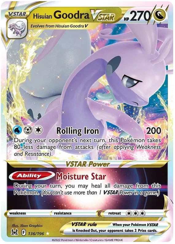 Hisuian Goodra VSTAR - 136/196 - Ultra Rare - Lost Origin