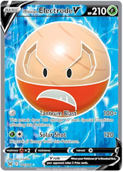 Hisuian Electrode V - 172/196 - Full Art Ultra Rare - Lost Origin