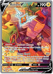 Rotom V - 177/196 - Alternate Art Ultra Rare - Lost Origin