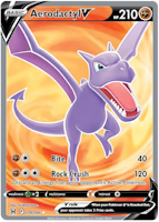 Aerodactyl V - 179/196 - Full Art Ultra Rare - Lost Origin