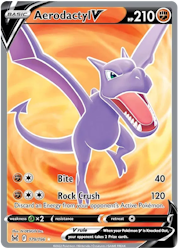 Aerodactyl V - 179/196 - Full Art Ultra Rare - Lost Origin