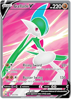Gallade V - 181/196 - Full Art Ultra Rare - Lost Origin