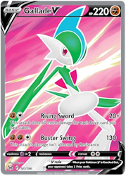 Gallade V - 181/196 - Full Art Ultra Rare - Lost Origin