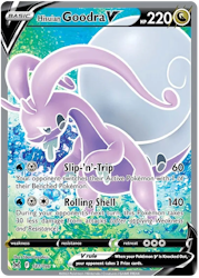 Hisuian Goodra V - 187/196 - Full Art Ultra Rare - Lost Origin