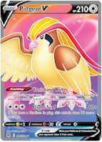 Pidgeot V - 188/196 - Full Art Ultra Rare - Lost Origin