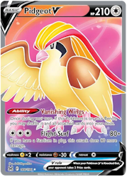 Pidgeot V - 188/196 - Full Art Ultra Rare - Lost Origin