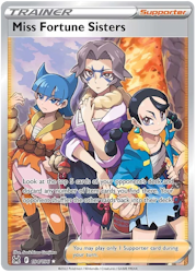 Miss Fortune Sisters - 194/196 - Full Art Ultra Rare - Lost Origin