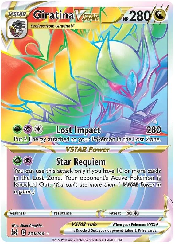 Giratina VSTAR - 201/196 - Hyper Rare - Lost Origin
