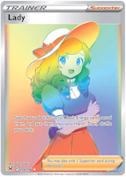 Lady - 208/196 - Hyper Rare - Lost Origin