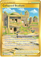 Collapsed Stadium - 215/196 - Secret Rare - Lost Origin
