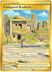 Collapsed Stadium - 215/196 - Secret Rare - Lost Origin