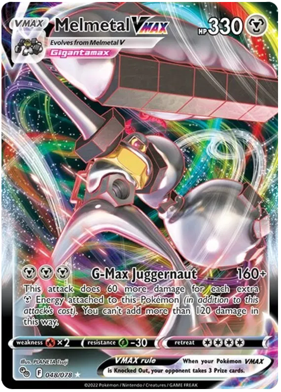 Melmetal VMAX - 048/078 - Ultra Rare - Pokemon Go