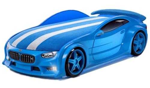 Bilsäng NEO blå (inkl. madrass)
