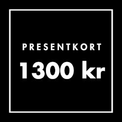 Presentkort 1300 kr