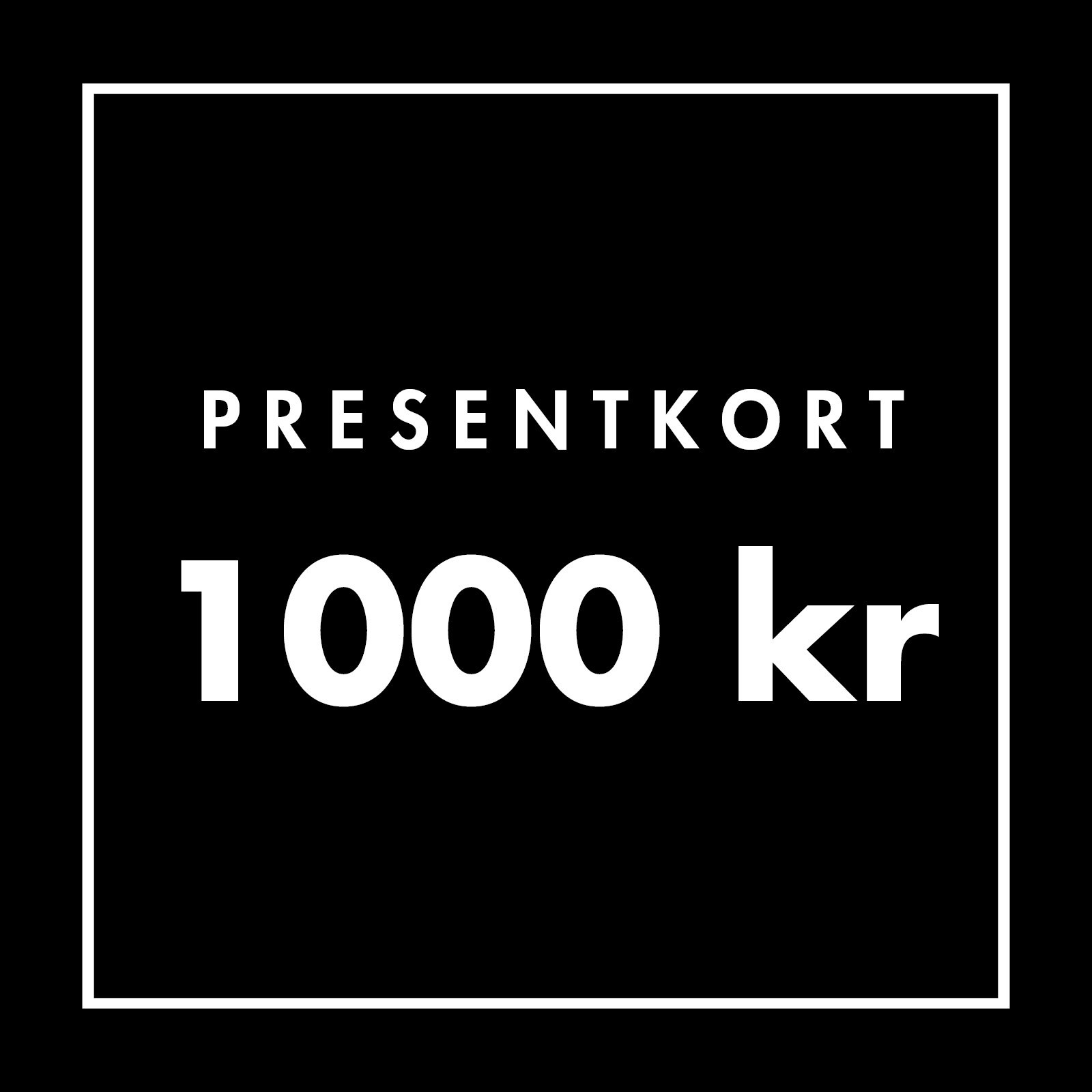 Presentkort 1000 kr