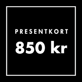 Presentkort 850 kr