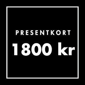 Presentkort 1800 kr