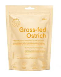 Buddy Grass-fed Ostrich 200g Hundgodis