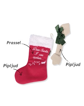 Pet P.L.A.Y. Julstrumpa Hundleksak