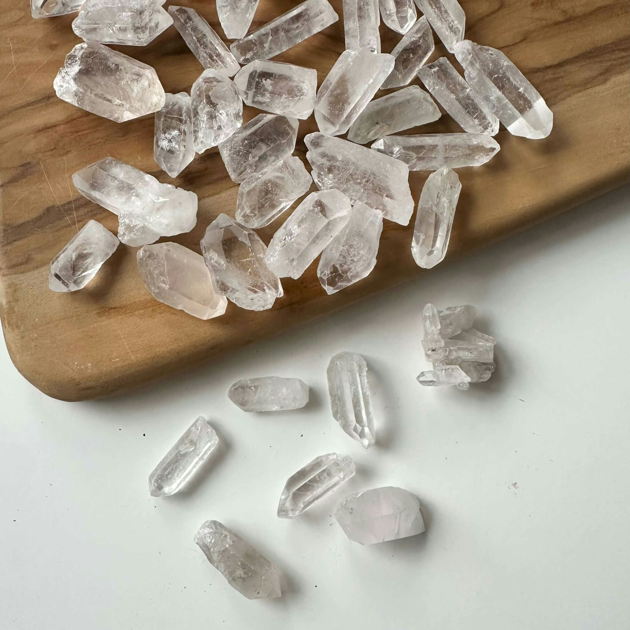 Bergkristall råa spetsar - 3pack