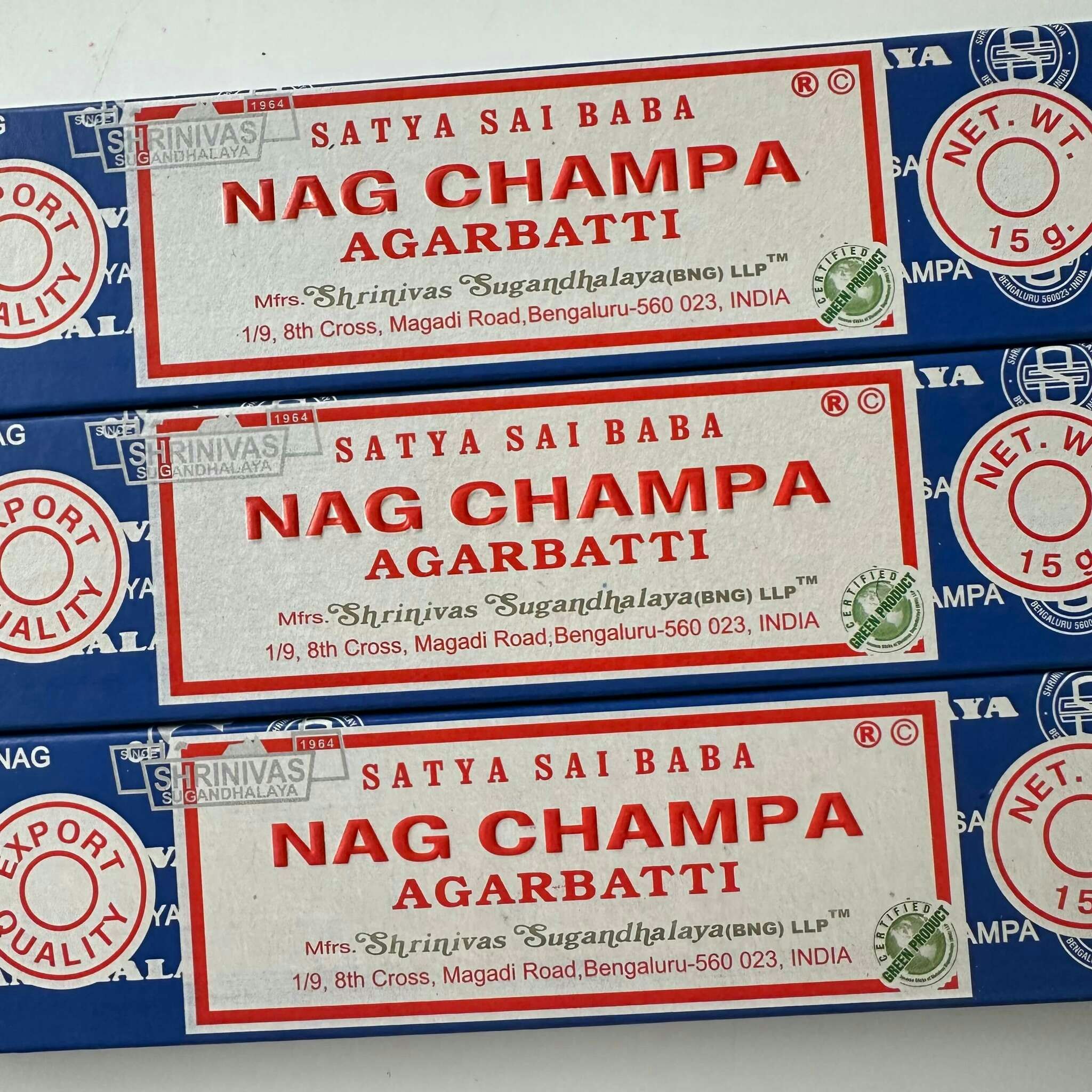 Nag Champa  - Rökelsestickor