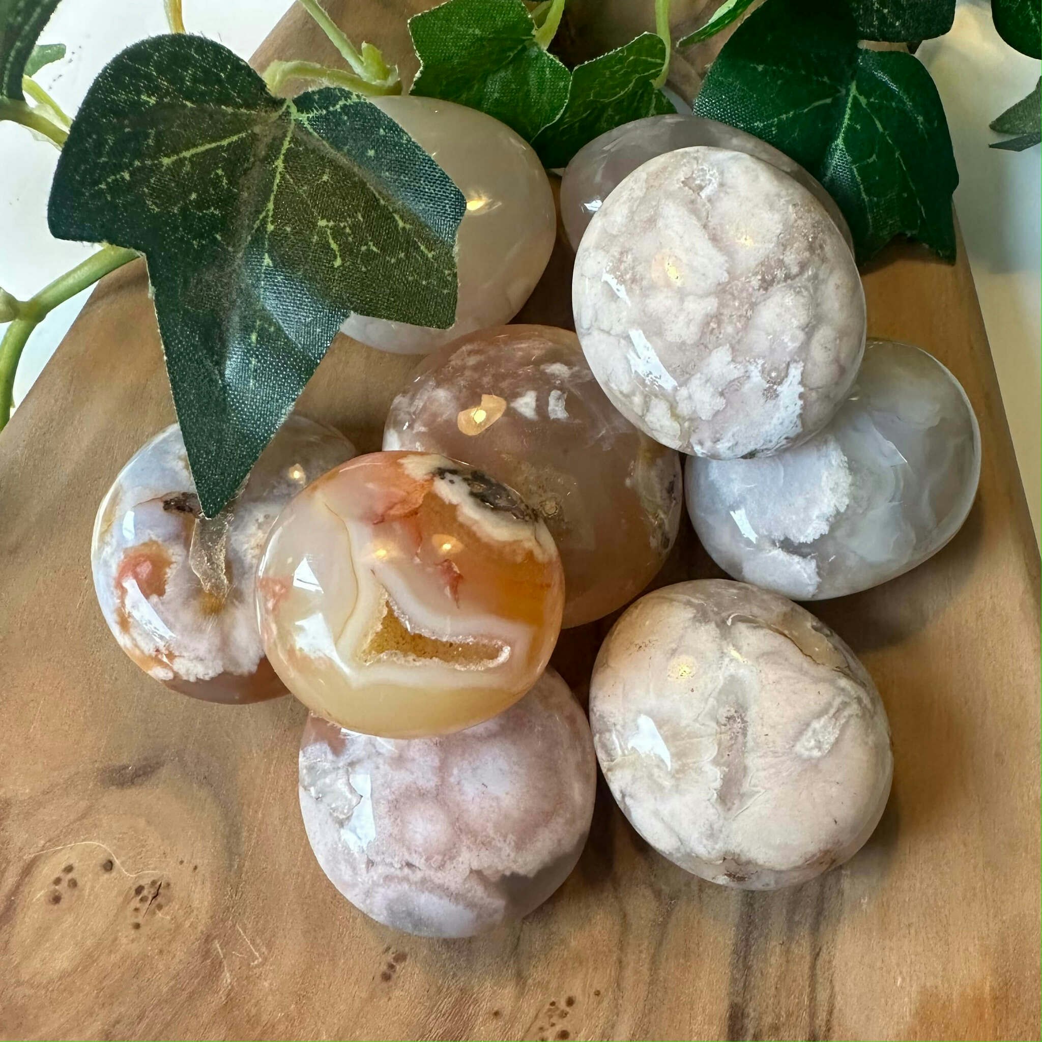 Blomsteragat - palmstone liten