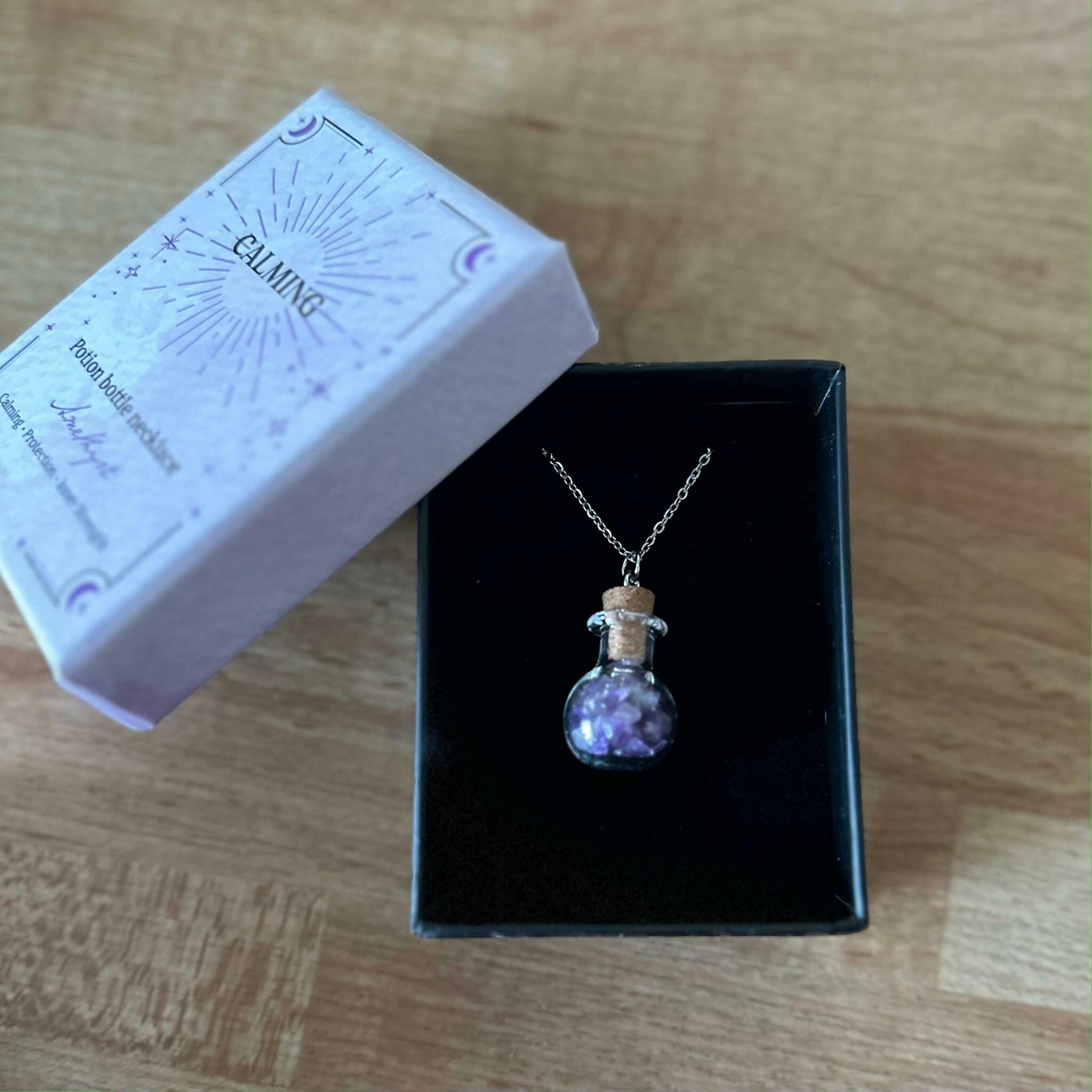 Ametist - Halsband Lugn
