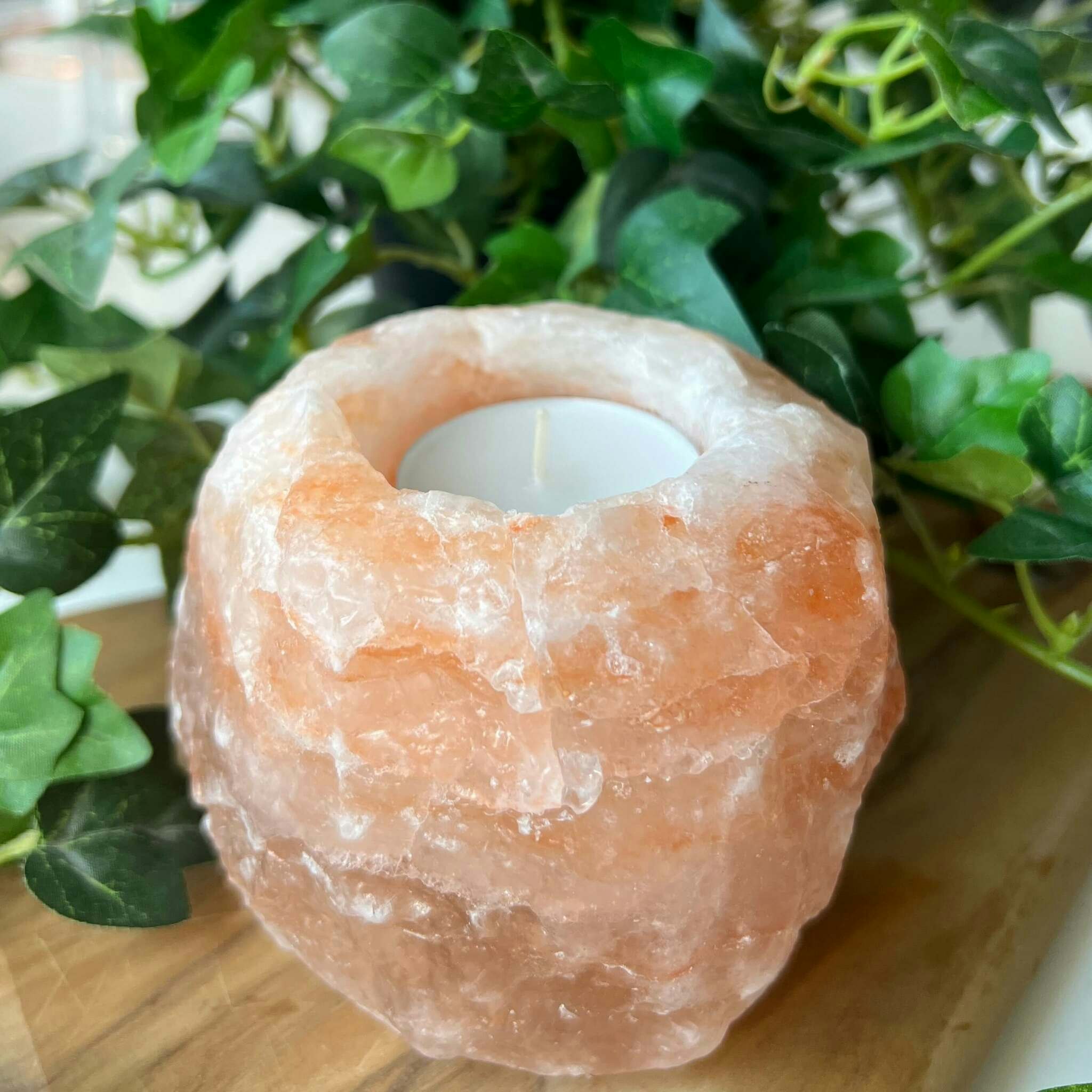 Orange ljuslykta i Saltsten
