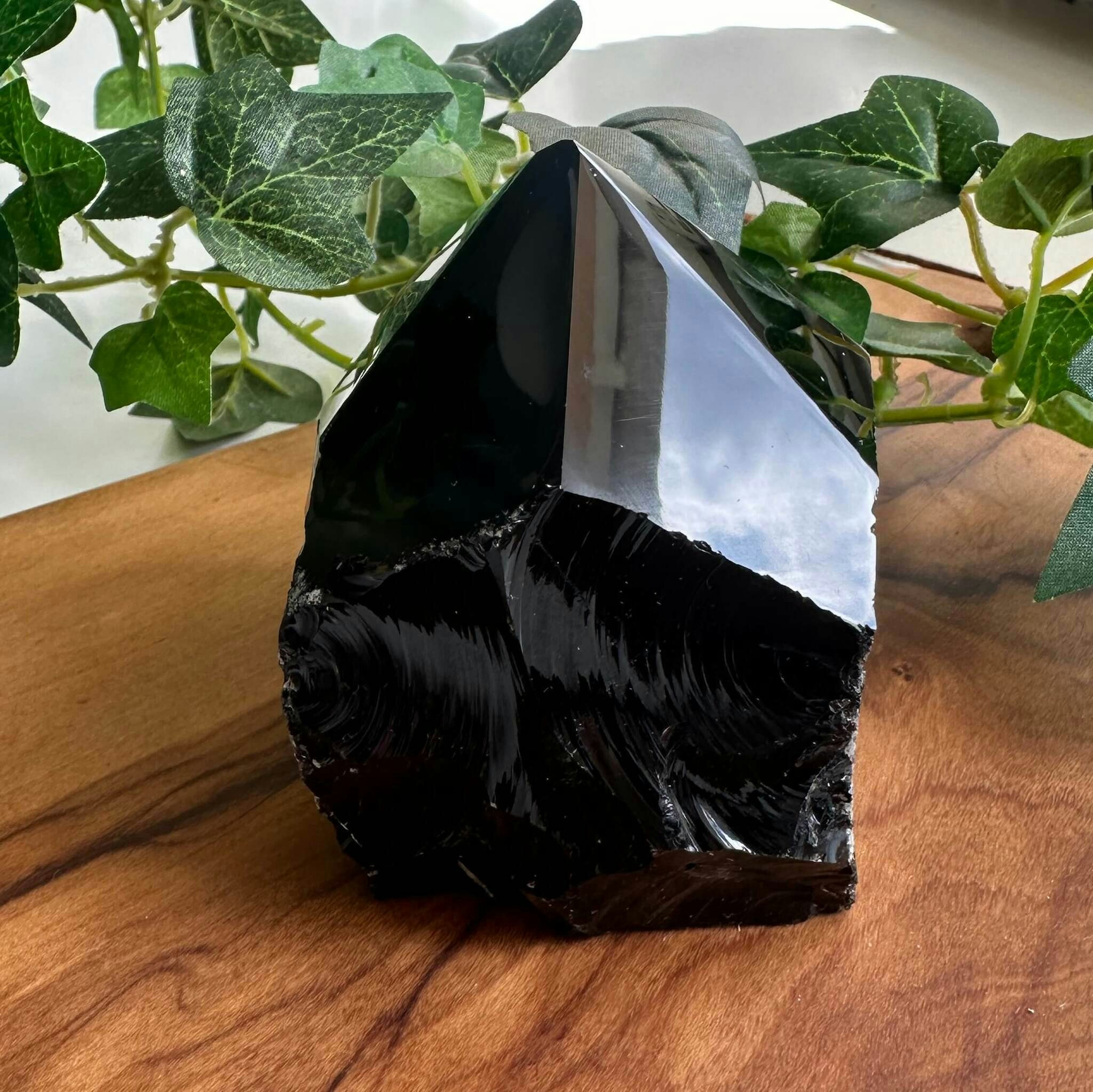 Obsidian halvrå spets - A