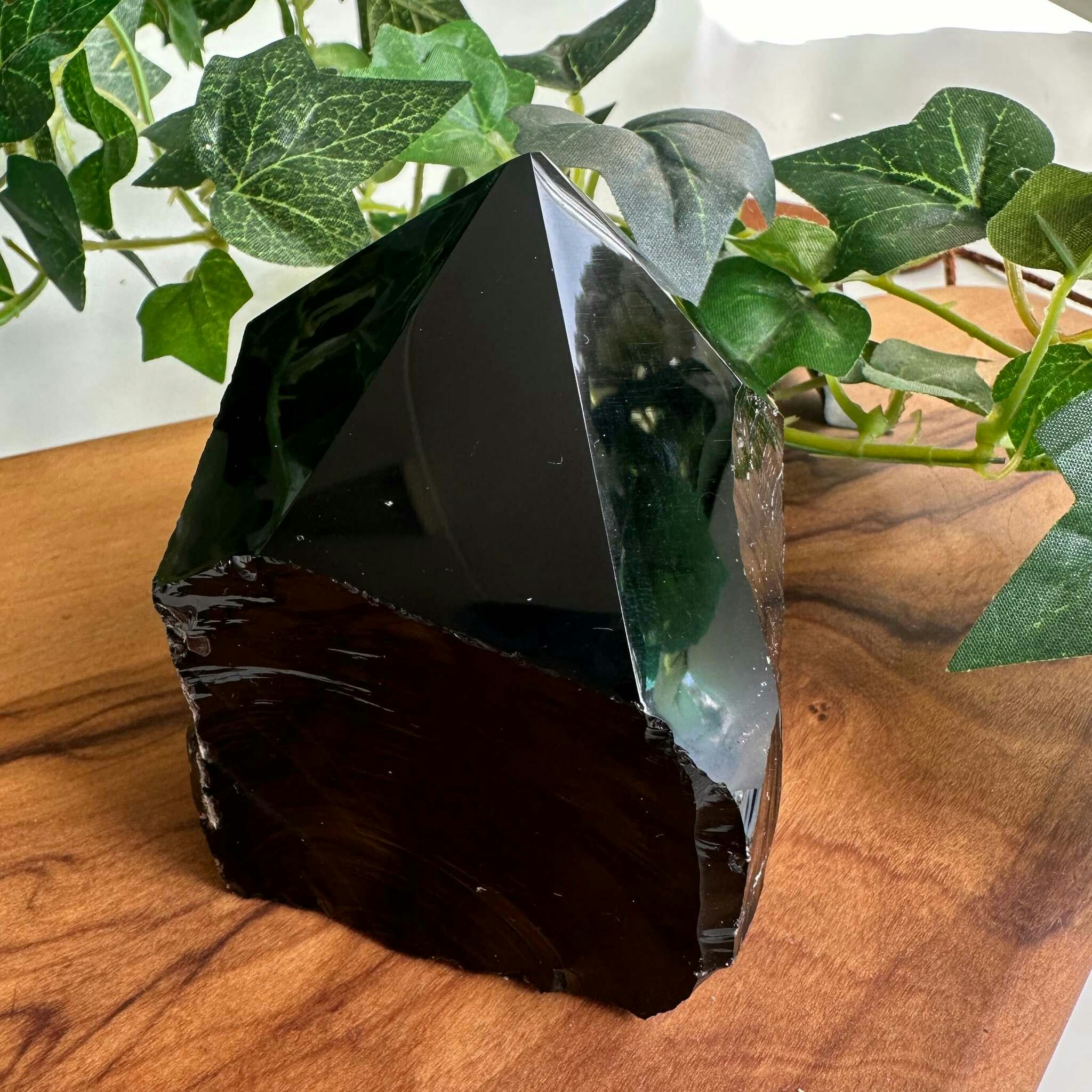 Obsidian halvrå spets - A