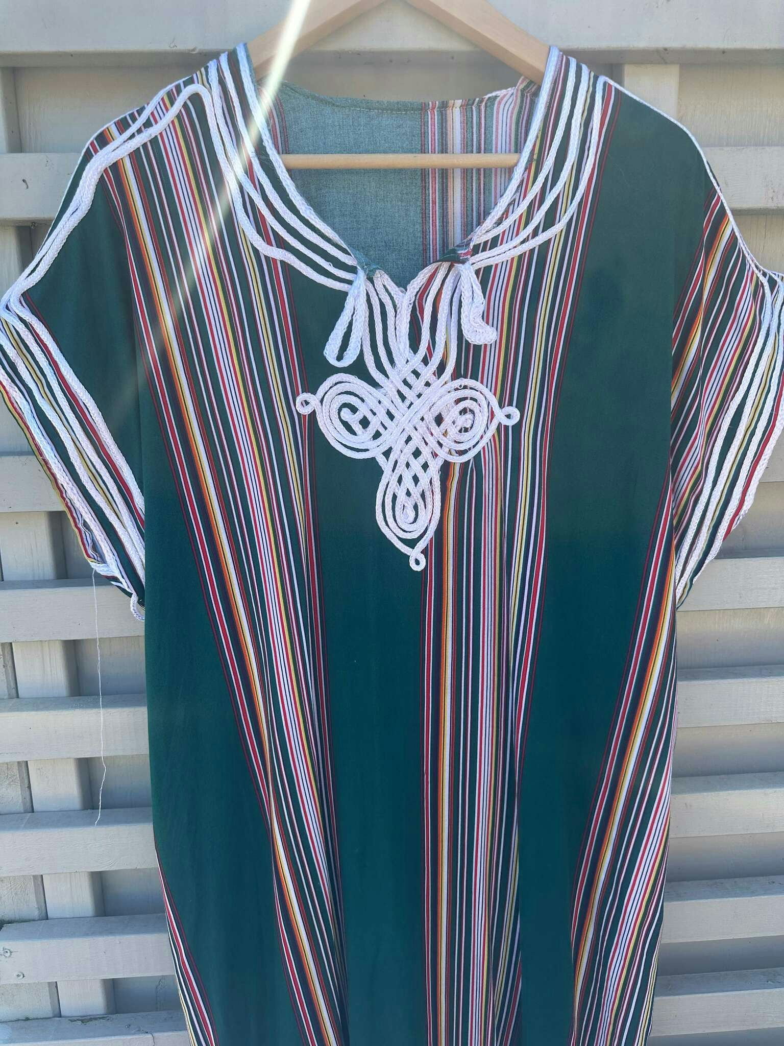 Marockansk kaftan - randig