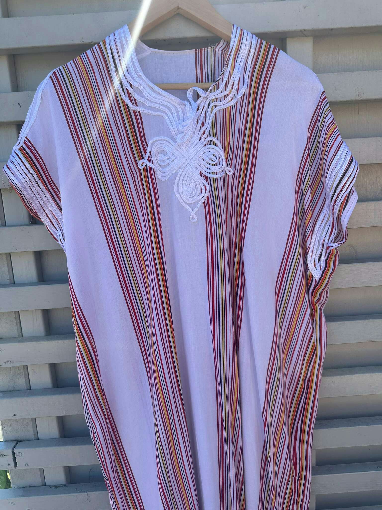 Marockansk kaftan - randig