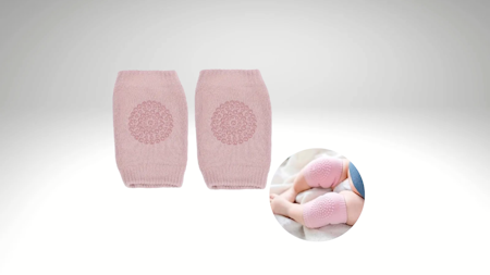 Knäskydd för barn (rosa)