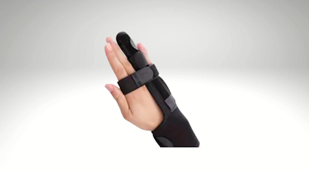 Långfingerskena med handledsstöd - (1st)
