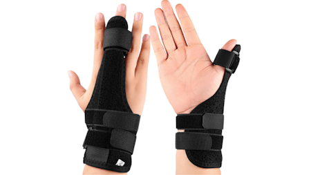 Långfingerskena med handledsstöd - (1st)