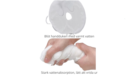 Ansiktsduk för fräsch och vital hudvård