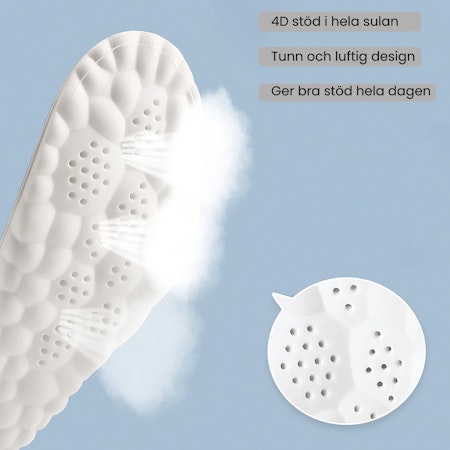 Skoinlägg 4D (mjuka bubblor)