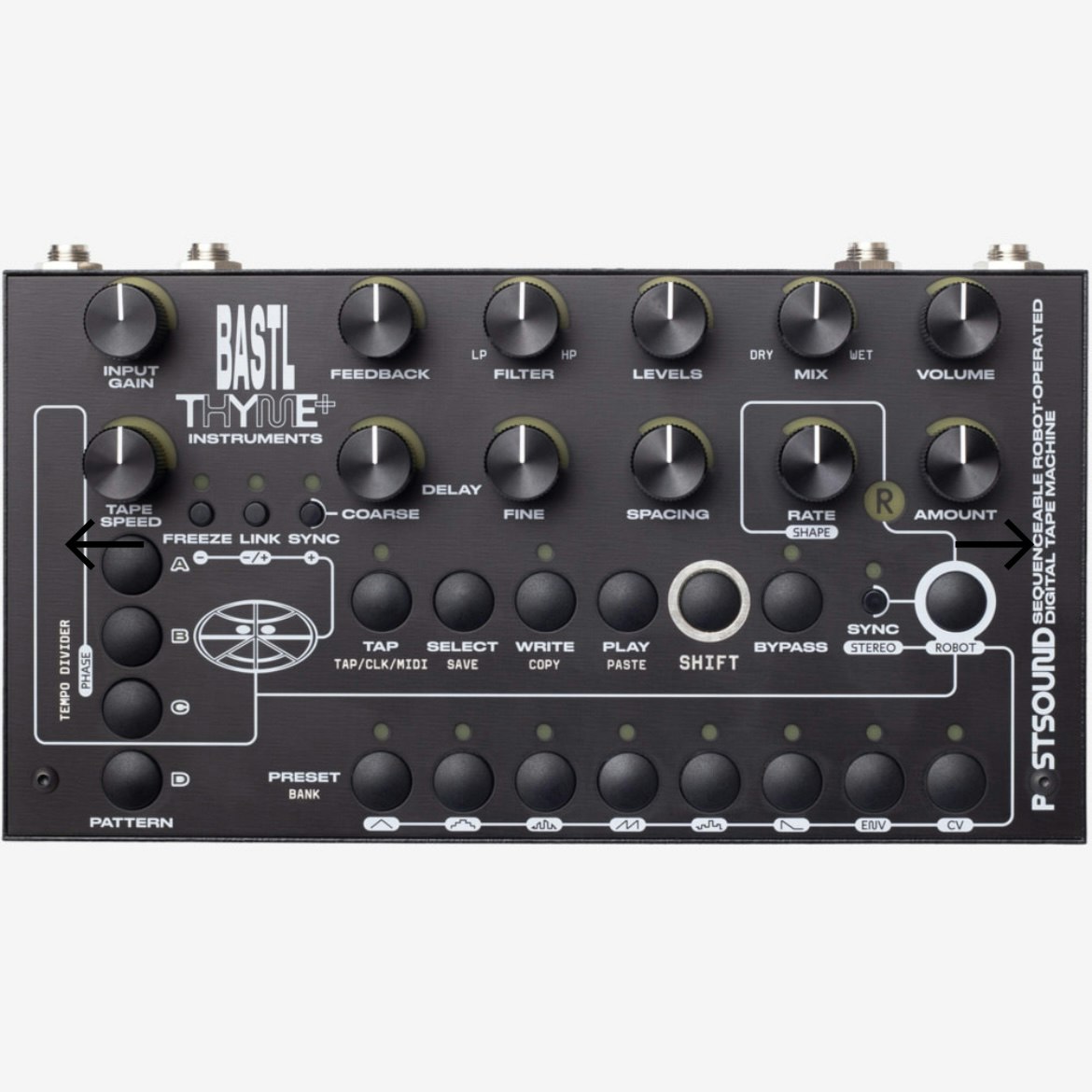 鍵盤楽器 Pladask Elektrisk / Dradd(Silver) Pladask Elektrisk Dradd - Eurorack Module on ModularGrid