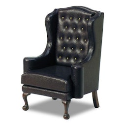 Chippendale wing chair, byggsats (blommigt tyg ingår)