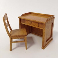 Skrivbord med stol, byggsats
