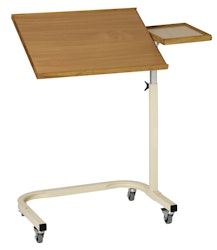 Överbordsbord NORDIC med sidohylla (1-2501) – höjd 68–108 cm, 10 kg last